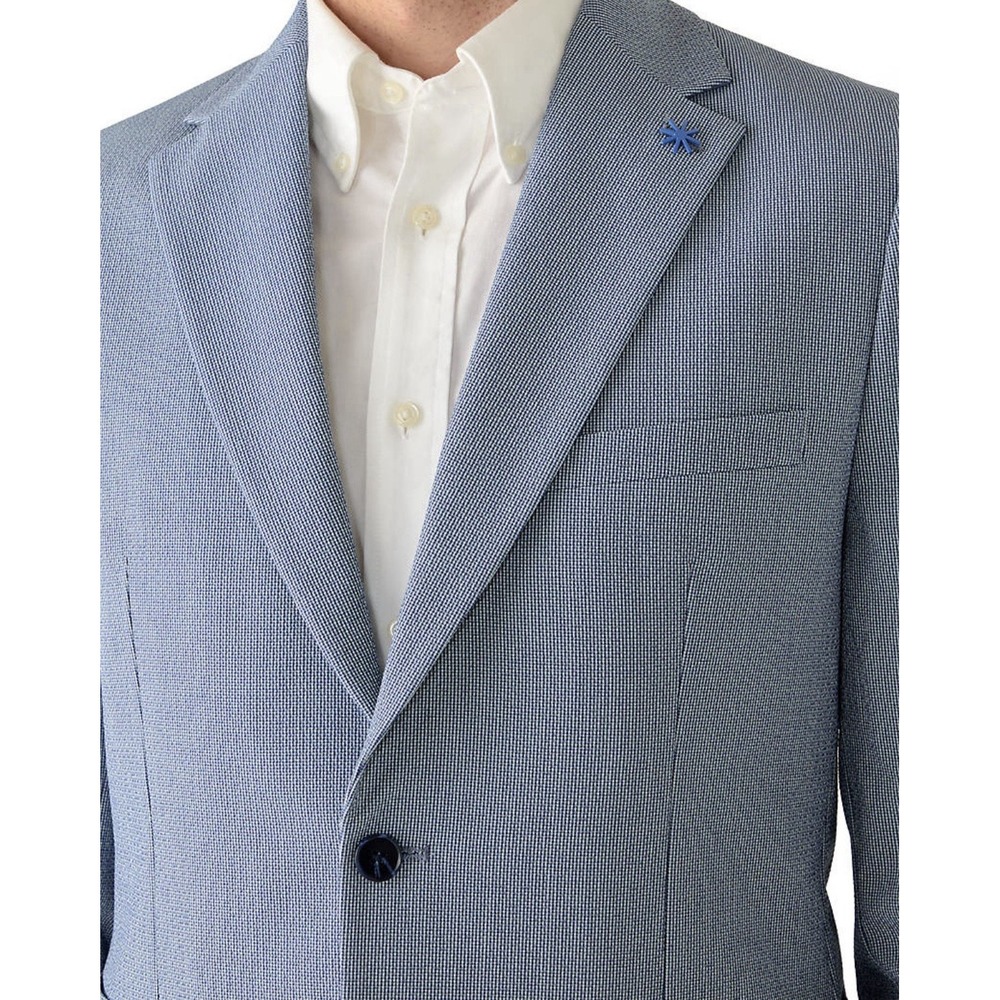 Men's Report Collection Modern-Fit Woven Sport Coat Blue Blazer Suit NWT 38